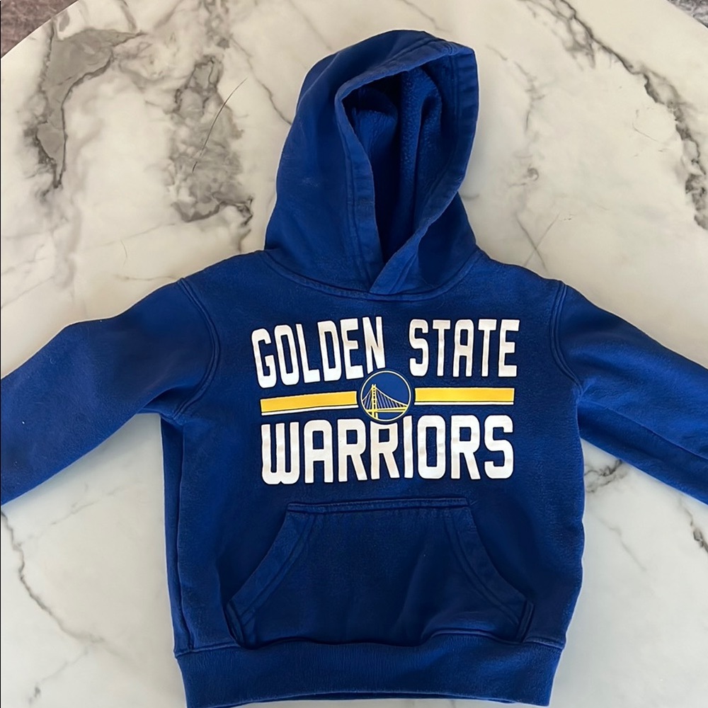Golden State Warriors Blue Kids Hoodie